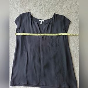 Joie black 100% silk blouse